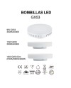 BOMBILLA LED GX53 9W 3000K  120º  730lm